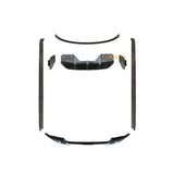 Hot Sale Glossy Black For BMW X6 F16 Aero Kit Front Lip Side Skirt Diffuser