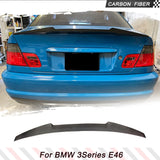 Carbon Fiber Car Rear Trunk Racing Spoiler for BMW 3Series E46 320i 325i 330i M3 Rear Boot Lid Highkick Duckbill Spoiler Wing