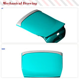 Carbon Fiber Rear Roof Spoiler Fits For Kia Stinger 2018-2023 Rear Boot Spoiler Roof Window Spoiler Top Wing Body Kits FRP Black