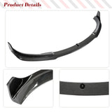 Carbon Fiber Car Front Bumper Chin Lip Splitters Protector for Tesla Model 3 2016-2023 Car Front Bumper Lip Spoiler