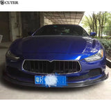 Car Body Kit Carbon Fiber Front Bumper Lip Rear Diffuser Lip Side Skirts for Maserati Ghibli Sq4 14-16