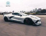 High Quality Dry Carbon Fiber Lip Splitter for Chevrolet Corvette C8 Side Skirt Rear Spoiler