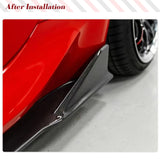 Carbon Fiber Car Side Skirt Apron Extension Lip Spoiler Rocker Panels Protect Cover For Toyota GR86 Subaru BRZ 20222 2023