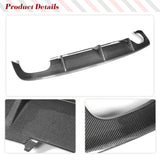 Carbon Fiber Car Rear Diffuser Lip Spoiler Bumper Guard for Audi A5 Sline S5 B8 Sedan Coupe Convertible 2012-2016 Rear Body Kits