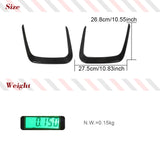 Dry Carbon Car Front Engine Air Vent Covers Trims For BMW G80 M3 G82 G83 M4 2021 2022 Car Engine Air Intake Fender Vents