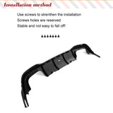 Carbon Fiber Rear Bumper Diffuser Lip For Volkswagen Golf 8 R 2021 2023 Bumper Appearance Back Shovel Spoiler Decoration