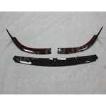 for Benz C Class W205 C63 AMG 2015-2020 Front Bumper Lip Spoiler Body Kits Cars Accessories Carbon Fiber Bumper Chin Guard FRP