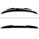 Fit BMW F33 F83 M4 Convertible 2014-2020 PSM Style Trunk Spoiler Lip Gloss Black