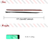 Car Racing Body Kits Extension Lip Spoiler Dry Carbon Car Side Skirts Extension Spoiler For BMW 5 Series I5 G60 2024