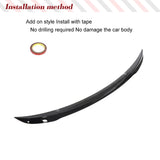 For Mercedes-Benz  A-Class W177 V177 A160 A180 A200 A220 A250 A35 AMG Saloon 2019UP ABS Boot Spoiler Lid Performance Wing Lip