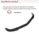 For Mercedes-Benz C-Class W204 AMG C63 Sedan Coupe 2012 - 2014 Front Bumper Lip Spoiler Splitters Dry Carbon Fiber Front Chin