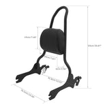 Sissy Bar Passenger Backrest Docking Kit Fit For Harley Fat Boy Softail Breakout FLFB FXBR 2018-2024