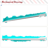 Car Side Skirts Extenion Lips Aprons for Tesla Model S Plaid  Sedan 4-Door 2021-2023 Carbon Fiber Side Extension Lip Spoiler