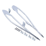 Motorcycle Pinnacle Chrome Saddlebag Protector Rails For Indian Roadmaster 15-20 Chieftain 14-18 Dark Horse 16-18 Chieftain14-18