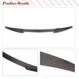 Carbon Fiber Car Rear Trunk Racing Spoiler for BMW 3Series E46 320i 325i 330i M3 Rear Boot Lid Highkick Duckbill Spoiler Wing