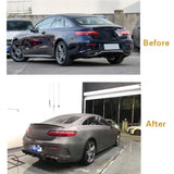 For Mercedes-Benz E Class W238 C238 E250 E400 E500 E550 2017 - 2019 Carbon Fiber Rear Trunk Spoiler Boot Lip Wing Lip