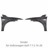 Carbon Fiber Hood Grill Fender for Volkswagen vw Golf 7 7.5 14-20 modified Body kit Car Accessories