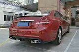 Carbon Fiber Rear Lip Diffuser For Mercedes Benz E Class W207 C207 E260 E300 E350 Sport Coupe 2 Door 2009-2012 Car Bumper Guard