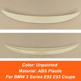 For BMW 3 Series E92 E93 2 Door Coupe 320i 330i 06-13 MP Style ABS Rear Trunk Lid Ducktail Lip Car Spoiler Wings Accessories