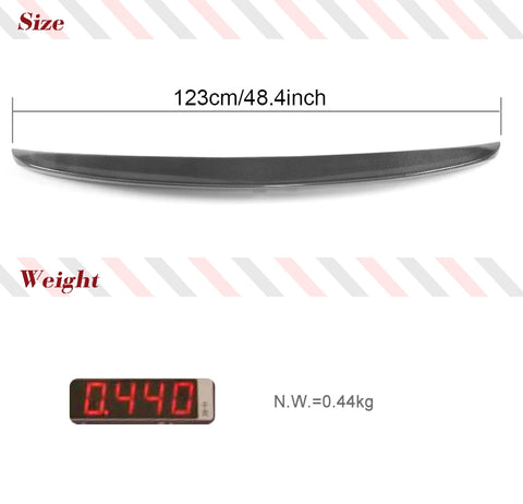 Carbon Fiber Trunk Spoiler for Infiniti G35 G25 G37 Q40 2007-2015 Sedan 4 Door Rear Boot Lid Duckbill Highkick Spoiler Wing