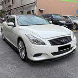 Guard Front Bumper Lip Chin Tuning Deflector Exterior Part  Infiniti Q60 2013 Protector Facelift Car Styling Accessories