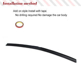 Carbon Fiber Car Racing Rear Trunk Spoiler Boot Lip Wing for Benz E-class Benz W212 E250 E350 E550 E63 2010-2015 Car-Styling