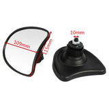 Black Fairing Mount Rear View Mirror For Harley Electra Street Tri Glide Ultra Limited FLHTCU FLHX FLHTK FLHTCUTG 2014-2022