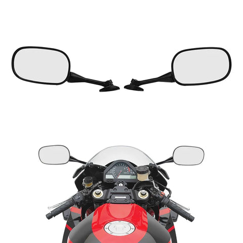 Pair Of Motorcycle Rear View Mirrors – Fits Honda CBR600RR & CBR1000RR 2004-2007 – Black – GOODFITMENT