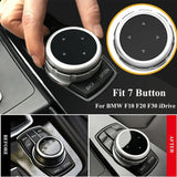 Car Multimedia Big Knob Covers Button Trim Control For BMW F10 F20 F30 IDrive