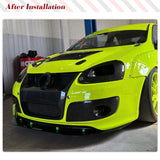 Carbon Fiber Car Front Bumper Kidney Grille For Volkswagen Golf 5 GTI MK5 2005-2008 Replacement Styel Real Carbon Racing Grilles