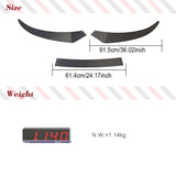 For Audi R8 V10 Gen 2 2016-2018 Real Carbon Fiber Front Bumper Lip Chin Spoiler Car Front Body Kits Guard Chin Lip