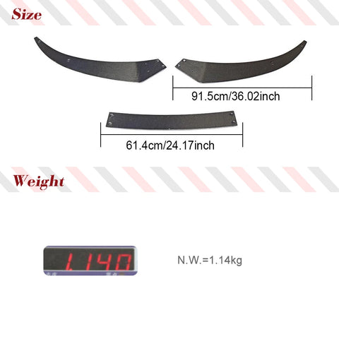 For Audi R8 V10 Gen 2 2016-2018 Real Carbon Fiber Front Bumper Lip Chin Spoiler Car Front Body Kits Guard Chin Lip