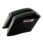 Motorcycle 4" Stretched Hard Saddlebag Bags For Harley Touring Road King Road Glide Street Glide 2014-2024