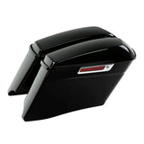 Motorcycle 4" Stretched Hard Saddlebag Bags For Harley Touring Road King Road Glide Street Glide 2014-2024