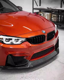 For BMW M3 M4 F80 F82 F83 2020-2024 High Quality Carbon Fiber Car Bumper Front Lip Spoiler Diffuser Protective Cover Body Kit