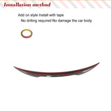 Carbon Fiber / FRP Car Rear Spoiler Wing Trunk Lip For Alfa Romeo Giulia Spoiler Sedan 2015 - 2021 Rear Trunk Spoiler Boot Wing