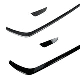 4PCS Front Bumper Lip Splitter Front Wind Knife Trim Cover for VW Golf MK7.5 GTI 2017 2018 2019 Car Body Kit Accessories Tuning