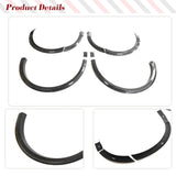 Car Wide Fender Flares Wheel Arch Trim Lip For Audi RSQ8 2020-2023 Real Carbon Fiber Wheel Fender Flares Protector Eyebrow 12pcs