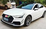 A7 Carbon Fiber Fibre Side Skirts Body Kits Fit For Audi A7 2019 2020 2021 2022 2024 Bodykit
