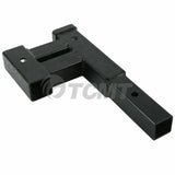 4000 LB Dual 2" Trailer Hitch Receiver Rise-Drop Adapter Extender Extension Tow