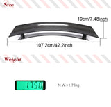 Car Rear Trunk Wing Racing Spoiler For Porsche 987 Cayman Coupe 2005 - 2012 Carbon Fiber Rear Trunk Boot Lip Wing Spoiler