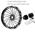 32" Front Wheel Rim Single / Dual Disc Hub Fit For Harley Touring Models 2008-2023