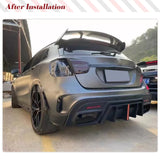 Real Carbon Fiber Rear Roof Racing Spoiler Wing Lip For Benz X156 GLA250 GLA45 2013-18 Car Rear Window Roof Spoiler Wing