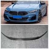 3 Pcs For BMW 8 Series G14 G15 G16 840i 2020-2025 Carbon Fiber Car Styling Front Spoiler Anterior Front lip Bumper Protector