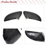 Carbon Fiber Mirror Cover fits for Volkswagen VW Passat CC Scirocco Beetle Jetta(Euro) Side Mirror Cap Covers Replacement Style