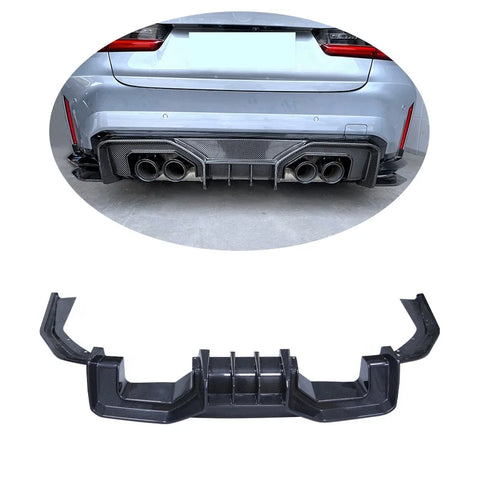 ADR STYLE Carbon G82 M4 Rear Lip Diffuser For BMW G80 M3 G83 M4 Competition 2021 2022 Adro Style For G80G82 Diffuser