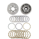 Clutch Pressure Plate Friction Steel Clutch Plates Set For Harley Touring 2011-2016 Road King Electra Streer Glide Motorcycle