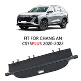 car accessories 2024 Retractable Cargo Cover Rear Trunk Shield for Changan CS75PLUS 20-22 Car Interior Parts Parcel Shelf