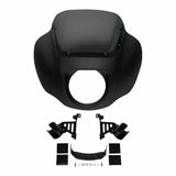 Headlight Fairing Windshield & Bracket Fit For Harley Softail Standard Street Bob Low Rider FXST FXBB FXLR 2018-2024