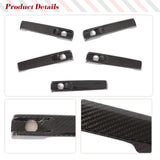 For Mercedes Benz G Class W464 G550 G63 2019-2024 Dry Carbon Car Door Handle Cover Trim 5PCS
